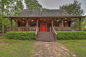 Luxury Greers Ferry Cabin with Large Deck and Fire Pit